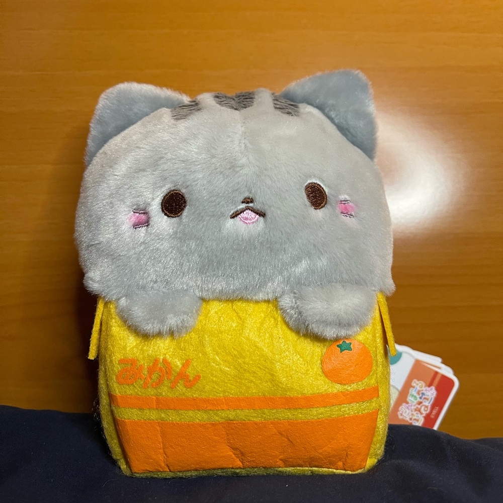 Yell Juice Box Cat Plush